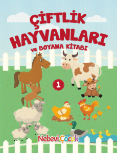 Çiftlik Hayvanları ve Boyama Kitabı 1