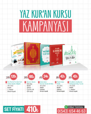 Yaz Kur'an Kursu Kampanyası